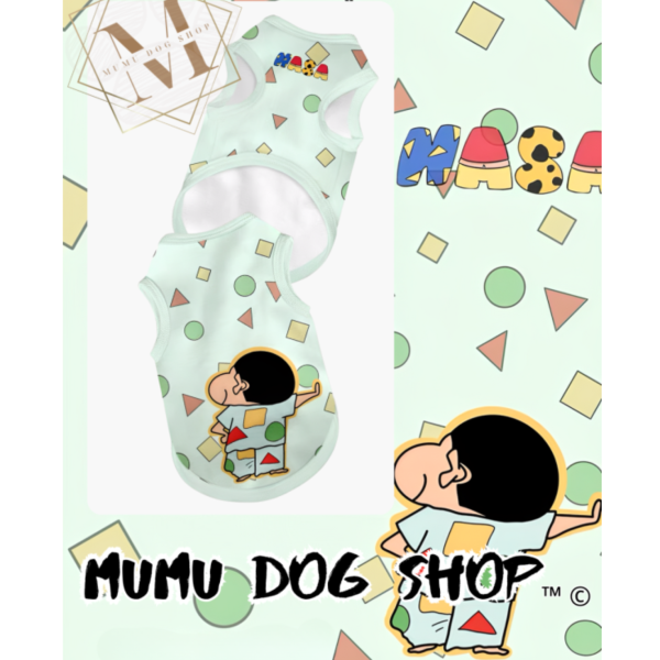 NASA小新睡衣款 尼克茱蒂寵物背心, 尼克茱蒂狗衣, 尼克茱蒂貓衣, 卡通寵物衣服, 狗狗背心, 貓咪背心, 寵物服飾, 夏季寵物衣, 小型犬衣服, 可愛寵物裝