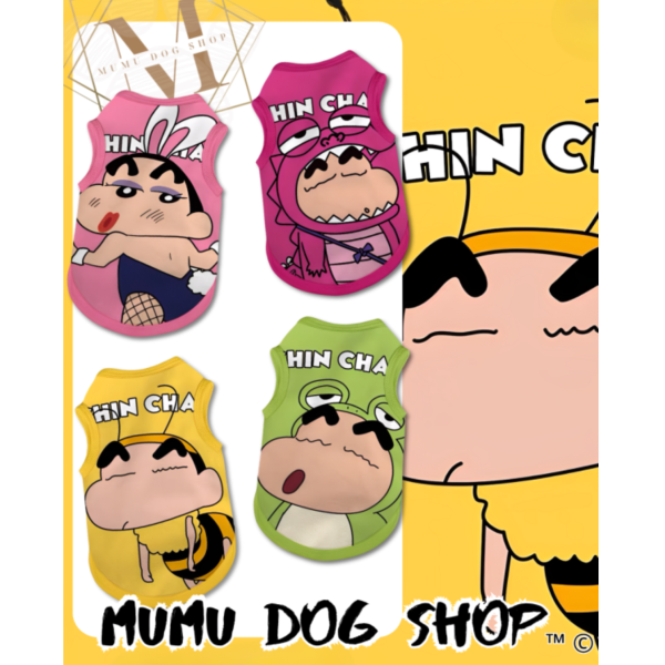 NASA小新造型二款 尼克茱蒂寵物背心, 尼克茱蒂狗衣, 尼克茱蒂貓衣, 卡通寵物衣服, 狗狗背心, 貓咪背心, 寵物服飾, 夏季寵物衣, 小型犬衣服, 可愛寵物裝