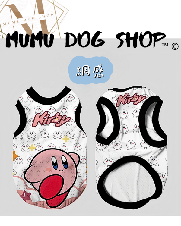 卡比之星款 尼克茱蒂寵物背心, 尼克茱蒂狗衣, 尼克茱蒂貓衣, 卡通寵物衣服, 狗狗背心, 貓咪背心, 寵物服飾, 夏季寵物衣, 小型犬衣服, 可愛寵物裝