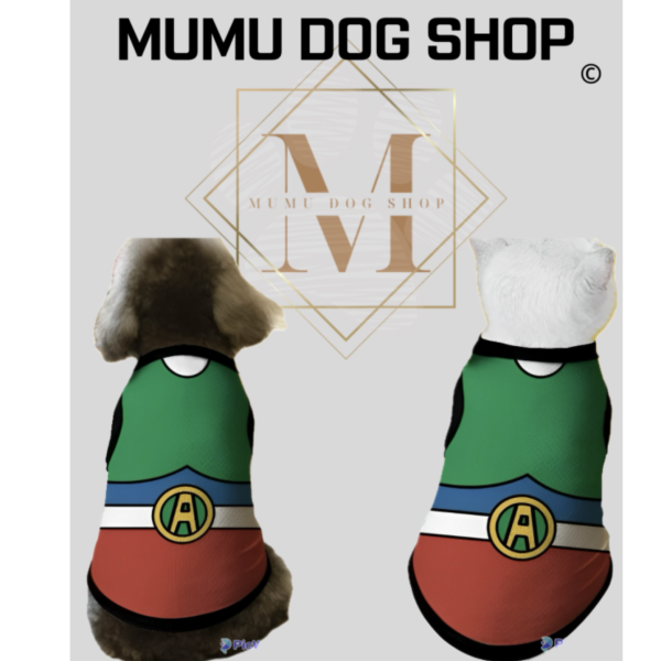 動感超人款 動感超人寵物背心, 動感超人狗衣, 動感超人貓衣, 卡通寵物衣服, 狗狗背心, 貓咪背心, 寵物服飾, 夏季寵物衣, 小型犬衣服, 可愛寵物裝