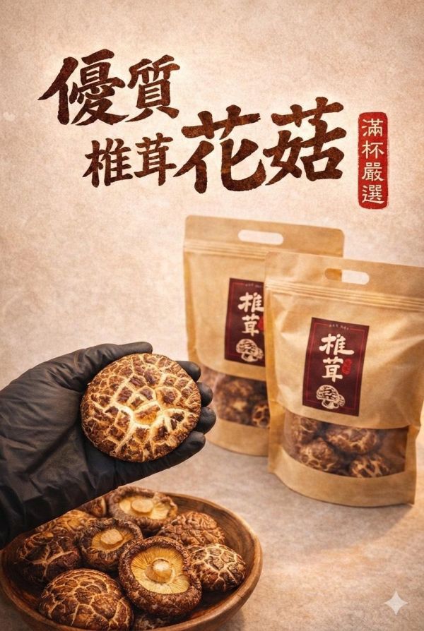 優質椎茸花菇 