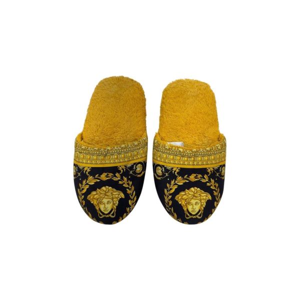 Versace 毛巾棉奢華居家拖鞋 