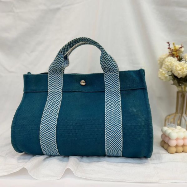 Hermès 帆布手提袋 