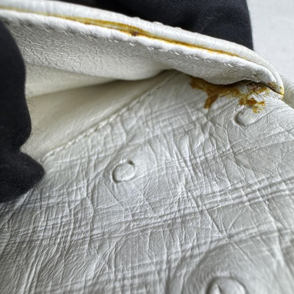 celine 鴕鳥皮古董單肩包 