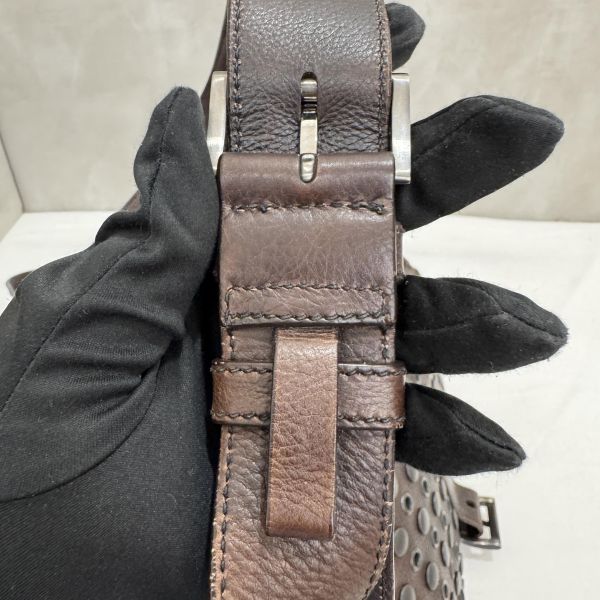 Prada 普拉達 Archive 尼龍皮革拼接郵差包 