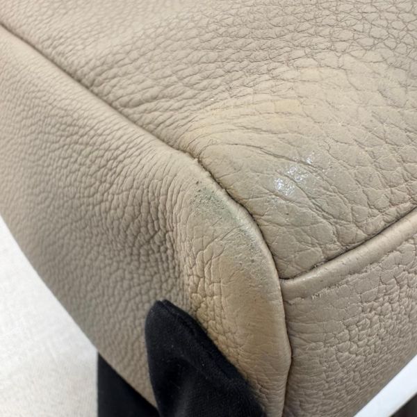 Hermès 大象灰全皮手提包 