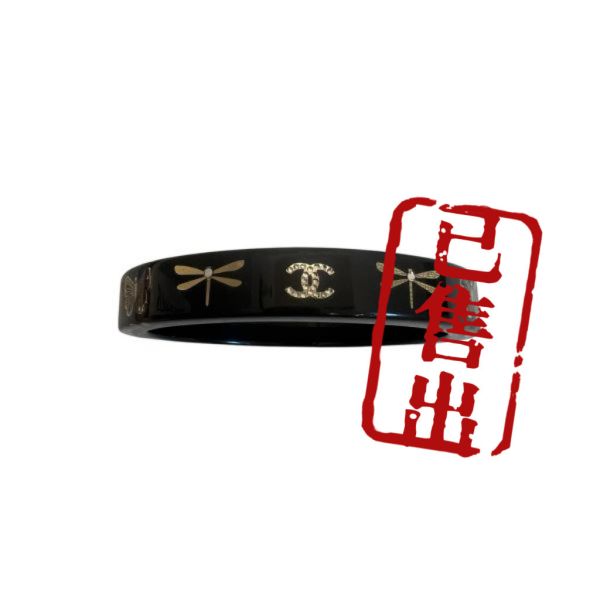 Chanel 樹脂水晶CC 蜻蜓蝴蝶手鐲 