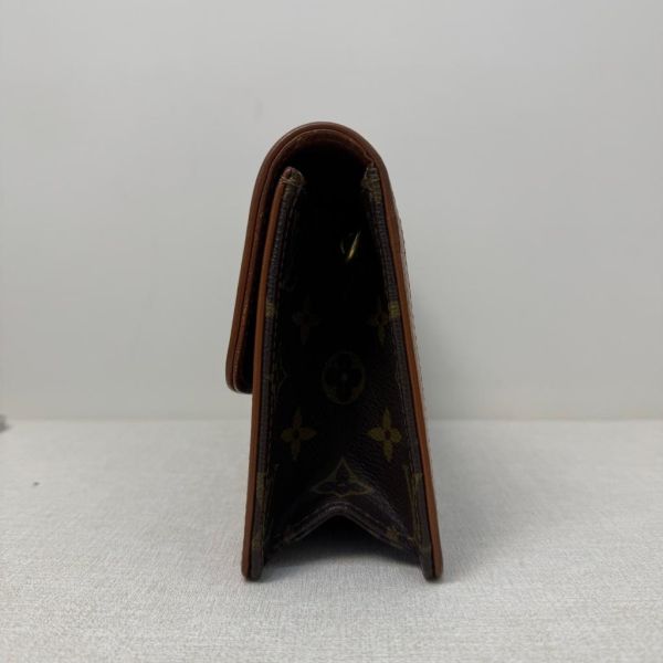 Louis Vuitton 經典老花紅皮手拿包 