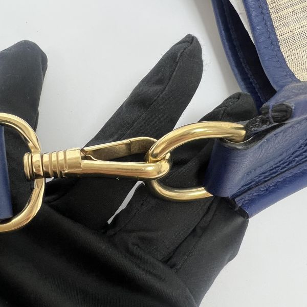 Hermès Evelyne草編手袋 