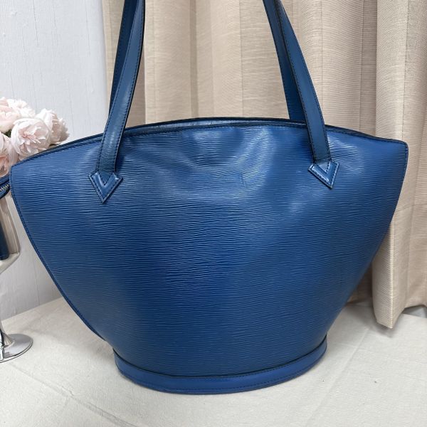 LV Epi水波紋藍色托特包 