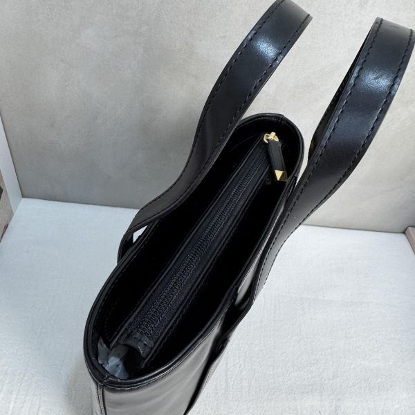 LOEWE 黑色皮革復古小托特包 / 手提包* 