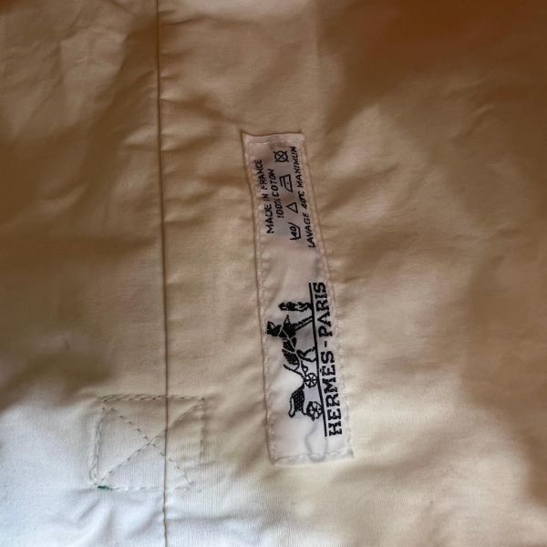 Hermès 帆布沙灘水桶包 