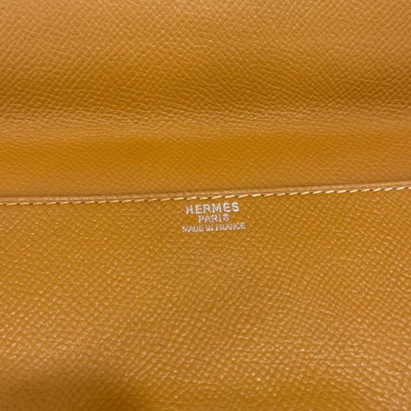 Hermès 金棕色手拿包 