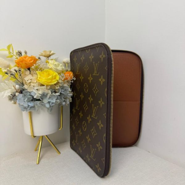 Louis Vuitton GM Zip Organizer 老花拉鍊手拿文件夾 