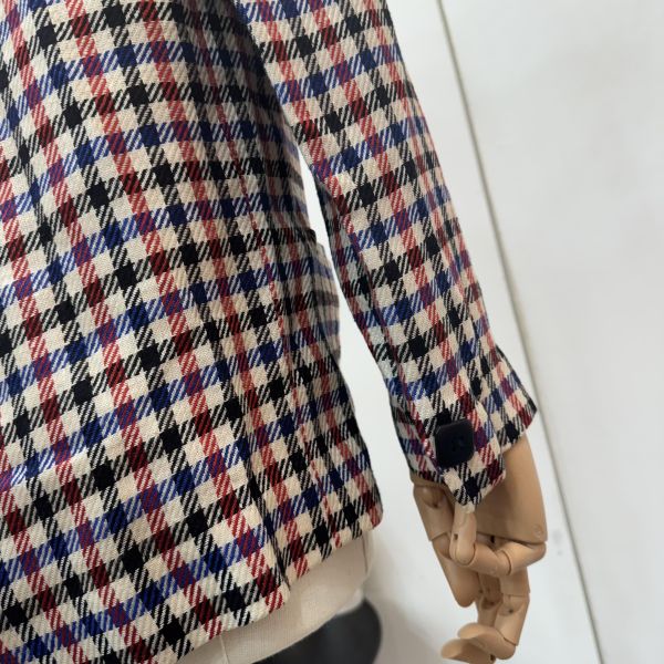 Dior 復古格紋西裝外套 