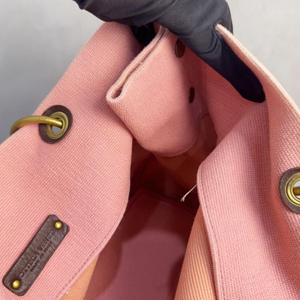 Bottega Veneta 粉紅色帆布托特包 