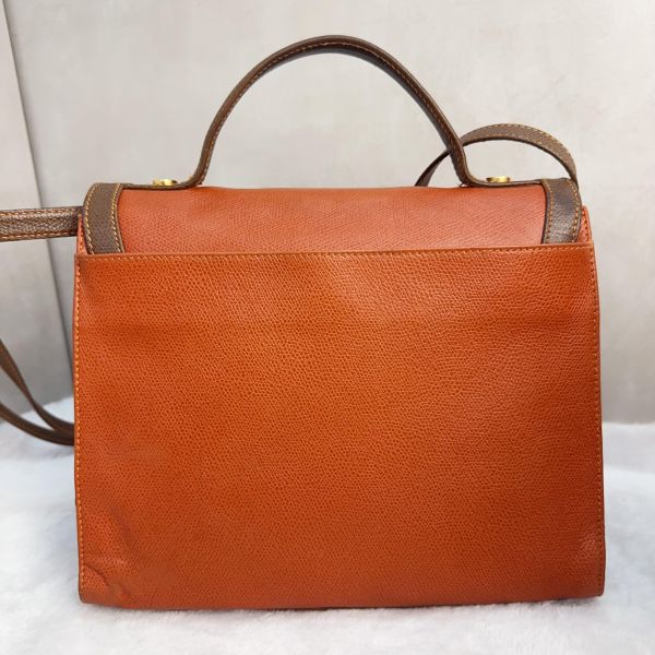 Loewe復古拼色兩用手提 肩背包 