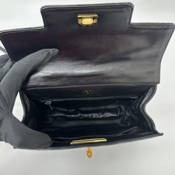 Valentino 范倫鐵諾 金色燙印 斜背包 