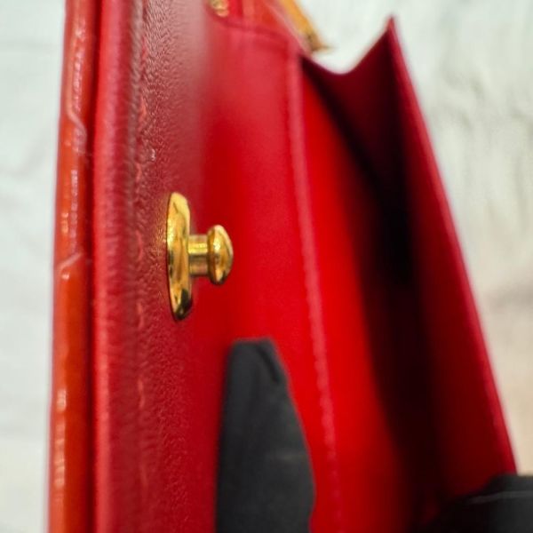 Louis Vuitton 漆皮紅色相機包 