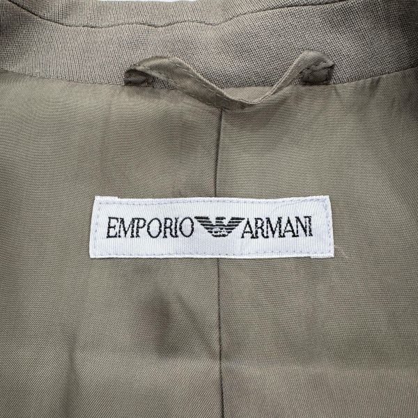 Emporio Armani灰色雙排扣女士西裝外套 