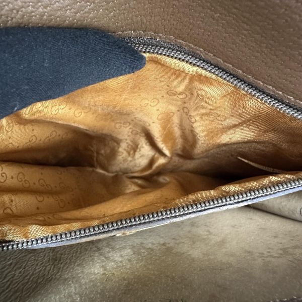 Gucci古馳 棕色復古信封包 