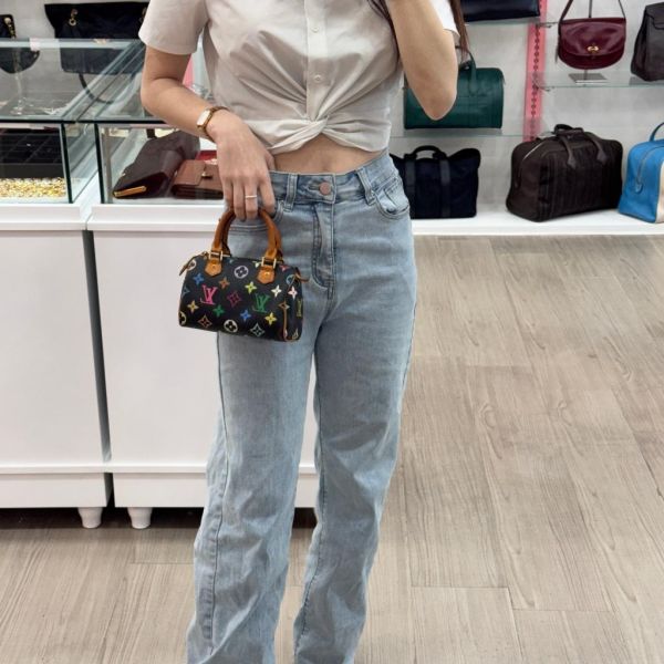 Louis Vuitton Vintage 黑三彩 speedy nano 