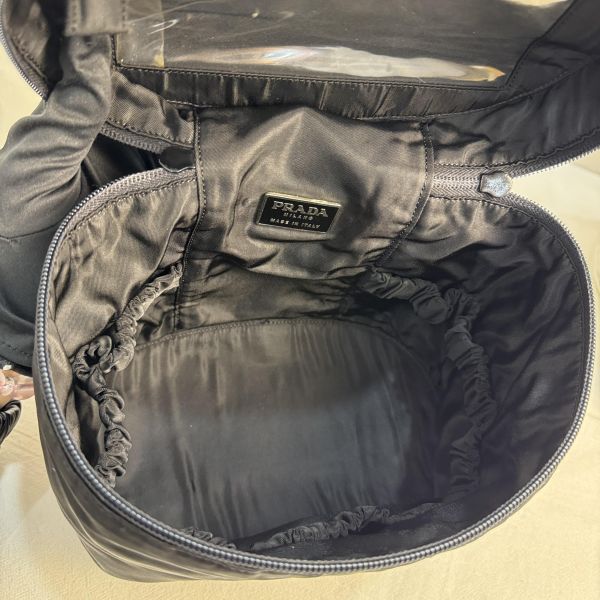 Prada 經典尼龍三角標化妝箱 手提包 