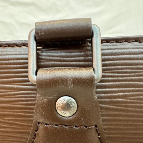 Louis Vuitton Epi Sac Plat 琴譜包 咖啡色 