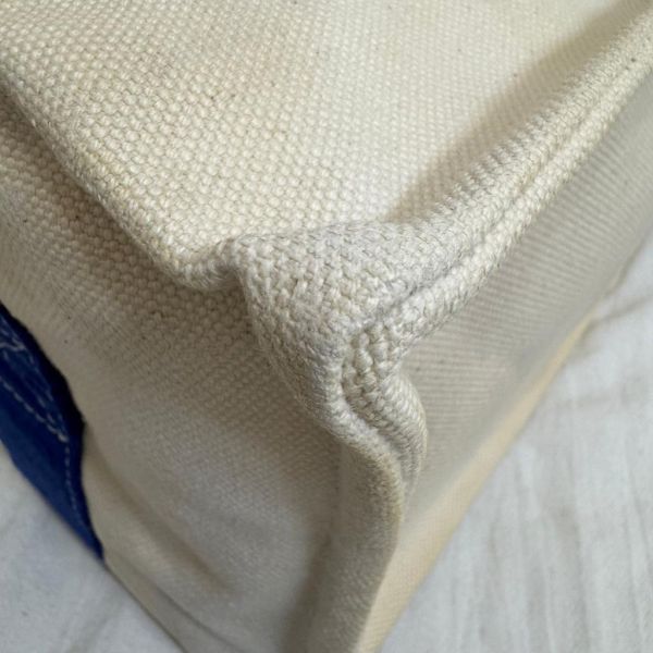 Hermès  Herbag Cabas 克萊因藍提把帆布托特包 