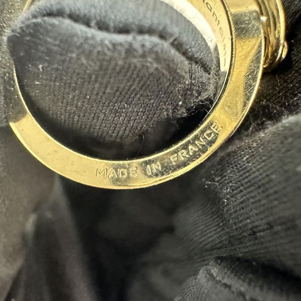 Hermes 中古 淡金色腰帶絲巾環 