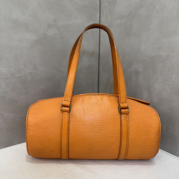Louis Vuitton 橘色水波紋手提包 