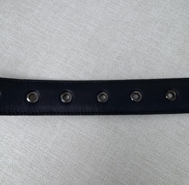 Bottega Veneta 黑頭 黑編織 皮帶 腰帶 