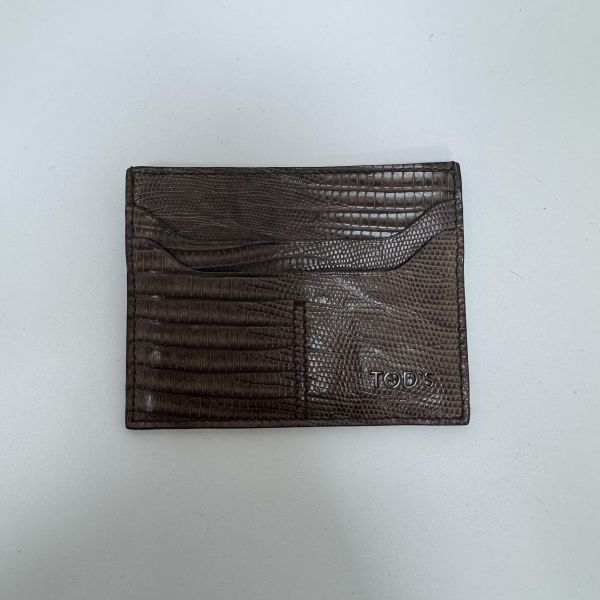 TOD'S 鰐魚紋卡夾 