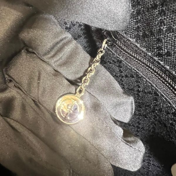 Gucci 竹節帆布單帶後背包 