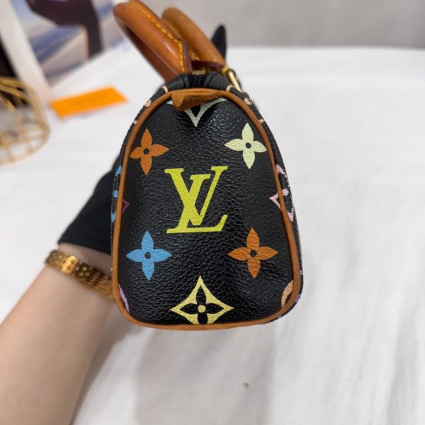 Louis Vuitton Vintage 黑三彩 speedy nano 
