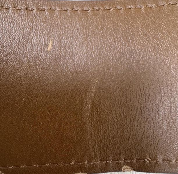 Bottega Veneta 金色圓頭 棕色編織 皮帶 腰帶 