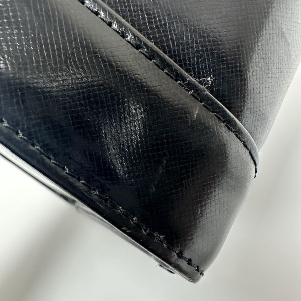 Versace Vintage 中古太陽神標誌黑色手提化妝包 