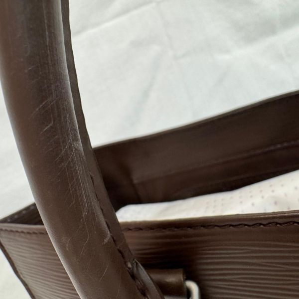 Louis Vuitton Epi Sac Plat 琴譜包 咖啡色 