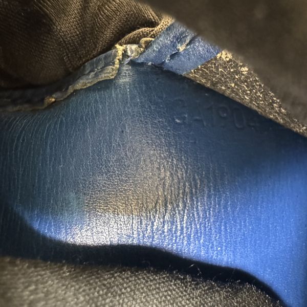 Louis Vuitton藍色水波紋長夾 