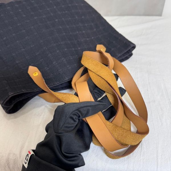 Hermès  斜背雙子星牛仔布包 