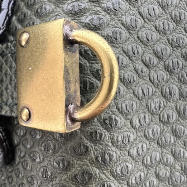 Gucci皮革迷你水桶包 