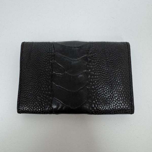 TODS 黑色鱷魚皮卡包 