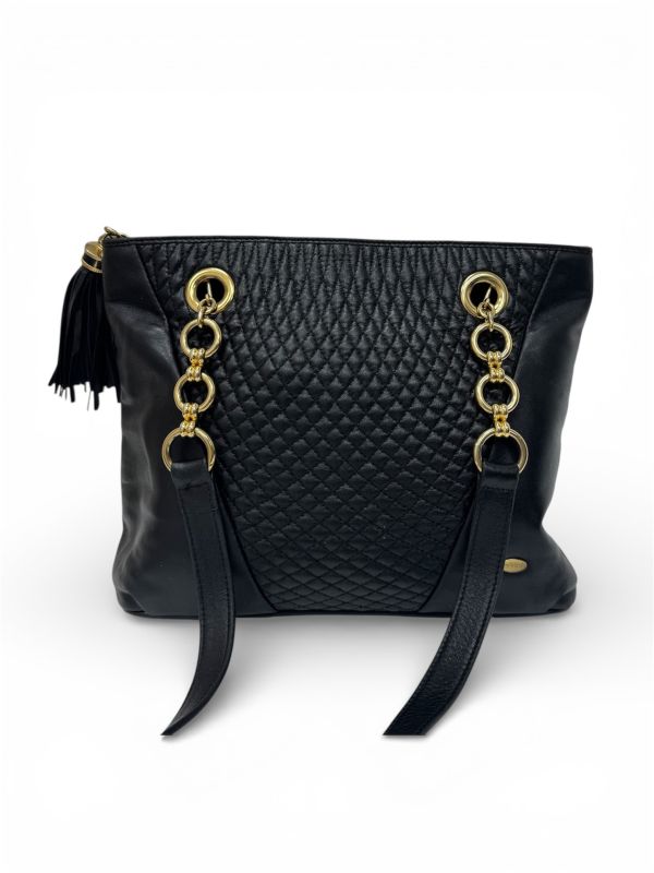 Bally 中古羊皮鏈條包 