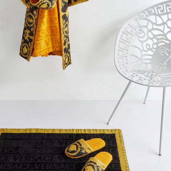 Versace 毛巾棉奢華居家拖鞋 