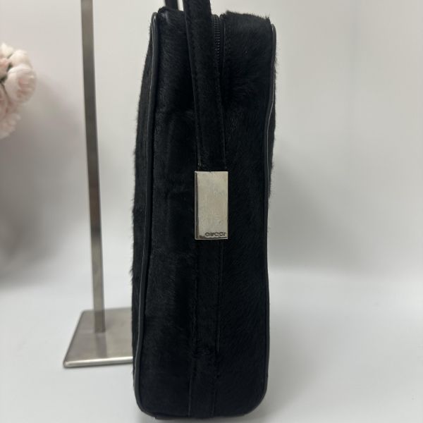 Gucci 復古黑色單肩包 