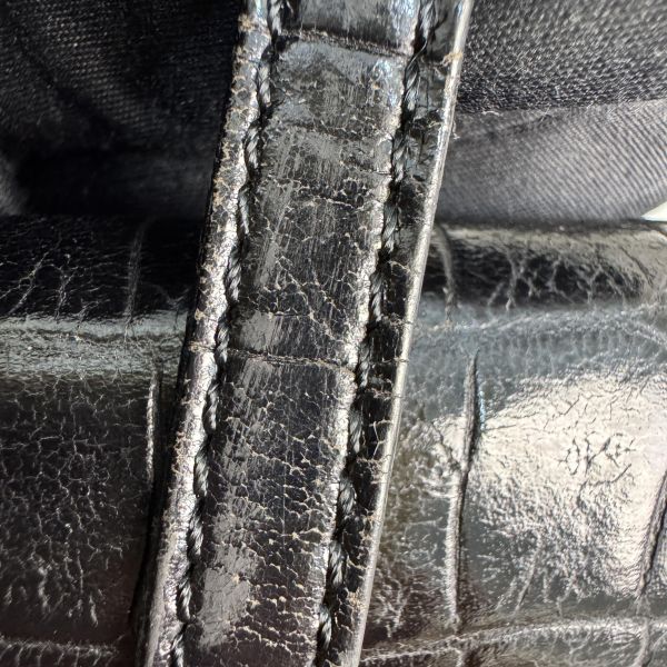 Balenciaga 經典鱷魚紋系列手提包 