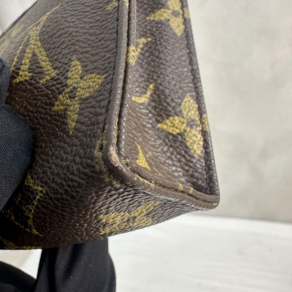 Louis Vuitton 中古老花迷你洗漱手拿包 