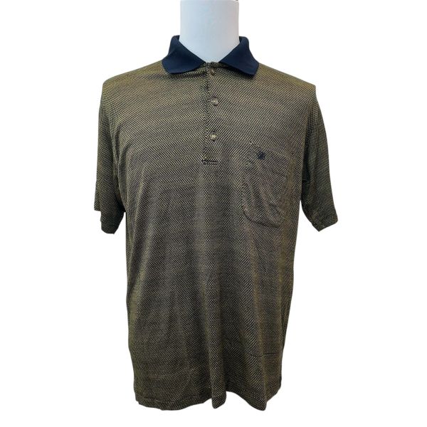 GIVENCHY 紀梵希 黑金格紋polo襯衫 