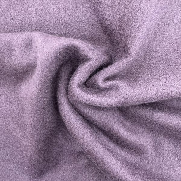 Chloé 紫羅蘭色刺繡logo 羊絨圍巾 