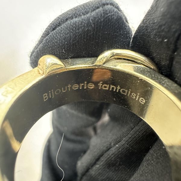 Hermes 中古 淡金色腰帶絲巾環 